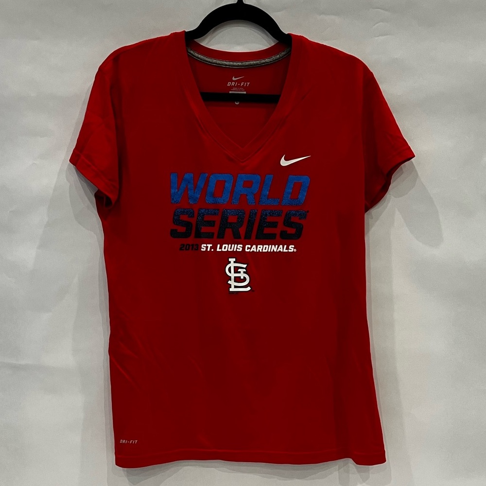 Nike Dri Fit 2013 World Series St Louis Cardinals Shirt Size Large